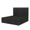 Picture of Estherville Modern Charcoal Grey Storage Platform Bed Frame