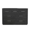 Picture of Estherville Modern Charcoal Grey 7 Drawer Large Bedroom Dresser