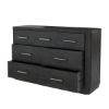 Picture of Estherville Modern Charcoal Grey 7 Drawer Large Bedroom Dresser