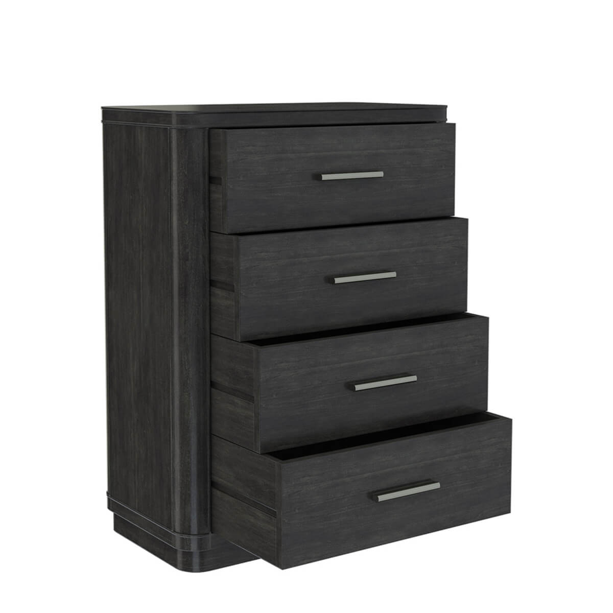 Charcoal Grey Dresser with 5 Storage Drawers main image 1