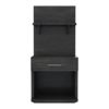 Picture of Estherville Modern Charcoal Grey Wooden Bookcase Nightstand