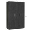 Picture of Estherville Modern Charcoal Grey Large Clothing Armoire Wardrobe