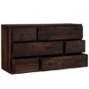Picture of San Gabriel Rustic Solid Wood 6 Drawer Bedroom Dresser