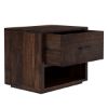Picture of San Gabriel Rustic Solid Wood Nightstand End Table