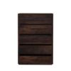 Picture of San Gabriel Rustic Solid Wood 5 Drawer Tall Dresser Chest