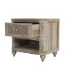Picture of Winnetka Rustic Solid Wood 4 Piece Handcarved Bedroom Set