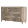 Picture of Winnetka Rustic Solid Wood 7 Drawer Bedroom Dresser