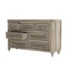 Picture of Winnetka Rustic Solid Wood 7 Drawer Bedroom Dresser