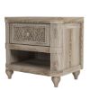 Picture of Winnetka Rustic Solid Wood Nightstand with One Drawer and Open Shelf