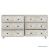 Picture of Lahaina Solid Wood Hand Carved Moroccan Style 6 Drawer Dresser