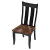 Picture of Rexburg Black Two Tone Solid Wood Dining Room Set