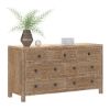 Picture of Waukesha Hand Carved Teak Wood Moroccan Style Large 7 Drawer Dresser