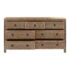 Picture of Waukesha Hand Carved Teak Wood Moroccan Style Large 7 Drawer Dresser