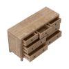 Picture of Waukesha Hand Carved Teak Wood Moroccan Style Large 7 Drawer Dresser