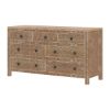 Picture of Waukesha Hand Carved Teak Wood Moroccan Style Large 7 Drawer Dresser