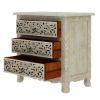 Picture of Pennsylvania Solid Wood Moroccan Style Hand Carved 4 Piece Bedroom Set