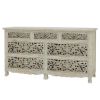 Picture of Pennsylvania Solid Wood Queen Anne 7 Drawer White Bedroom Dresser