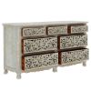 Picture of Pennsylvania Solid Wood Queen Anne 7 Drawer White Bedroom Dresser