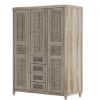 Picture of Winnetka Rustic Solid Wood 55" Large Chifforobe