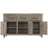 Picture of Winnetka Rustic Teak Wood Long Sideboard Cabinet