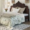 Picture of Orillia Solid Wood Handcrafted Traditional Moroccan Platform Bed