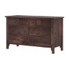 Picture of Orillia Solid Wood Handcrafted 7 Drawer Moroccan Bedroom Dresser
