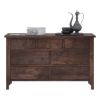 Picture of Orillia Solid Wood Handcrafted 7 Drawer Moroccan Bedroom Dresser