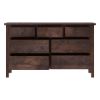 Picture of Orillia Solid Wood Handcrafted 7 Drawer Moroccan Bedroom Dresser
