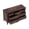 Picture of Orillia Solid Wood Handcrafted 7 Drawer Moroccan Bedroom Dresser