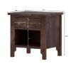 Picture of Orillia Solid Wood Handcrafted Moroccan 1 Drawer Nightstand Table