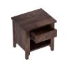 Picture of Orillia Solid Wood Handcrafted Moroccan 1 Drawer Nightstand Table