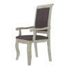 Picture of Pennsylvania Solid Wood Queen Anne Farmhouse Upholstered Dining Chair