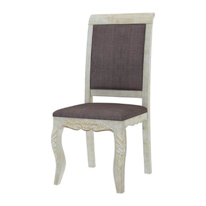 Picture of Pennsylvania Solid Wood Queen Anne Antique Upholstered Dining Chair