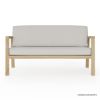 Picture of Savannah Solid Teak Wood Outdoor 2 Seater Japanese Sofa
