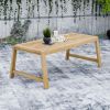 Picture of Savannah Teak Patio Rectangular Coffee Table