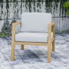 Picture of Savannah Teak Wood Outdoor Single Seater Sofa