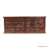 Picture of Antique Rustic Solid Wood 4 Door Buffet Sideboard