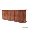 Picture of Antique Rustic Solid Wood 4 Door Buffet Sideboard