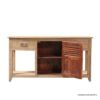 Picture of Contemporary Rustic Solid Wood 2 Drawer Large Sideboard
