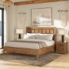 Picture of Morna Solid Wood Traditional Platform Bed