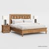 Picture of Morna Solid Wood Traditional Platform Bed