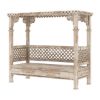 Picture of Lecco Teak Outdoor Daybed with Canopy