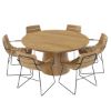 Picture of Zenad Outdoor Teak Wood Dining Table Set for 6