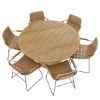 Picture of Zenad Outdoor Teak Wood Dining Table Set for 6