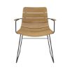 Picture of Zenad Modern Teak Wood Outdoor Dining Chair with armrest