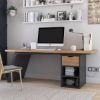 Picture of Jamul Solid Wood Modern Writing Desk