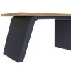 Picture of Jamul Solid Wood Modern Writing Desk
