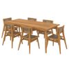 Picture of Bonavista Teak Wood Rattan Dining Table Chair Set