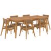 Picture of Bonavista Teak Wood Rattan Dining Table Chair Set