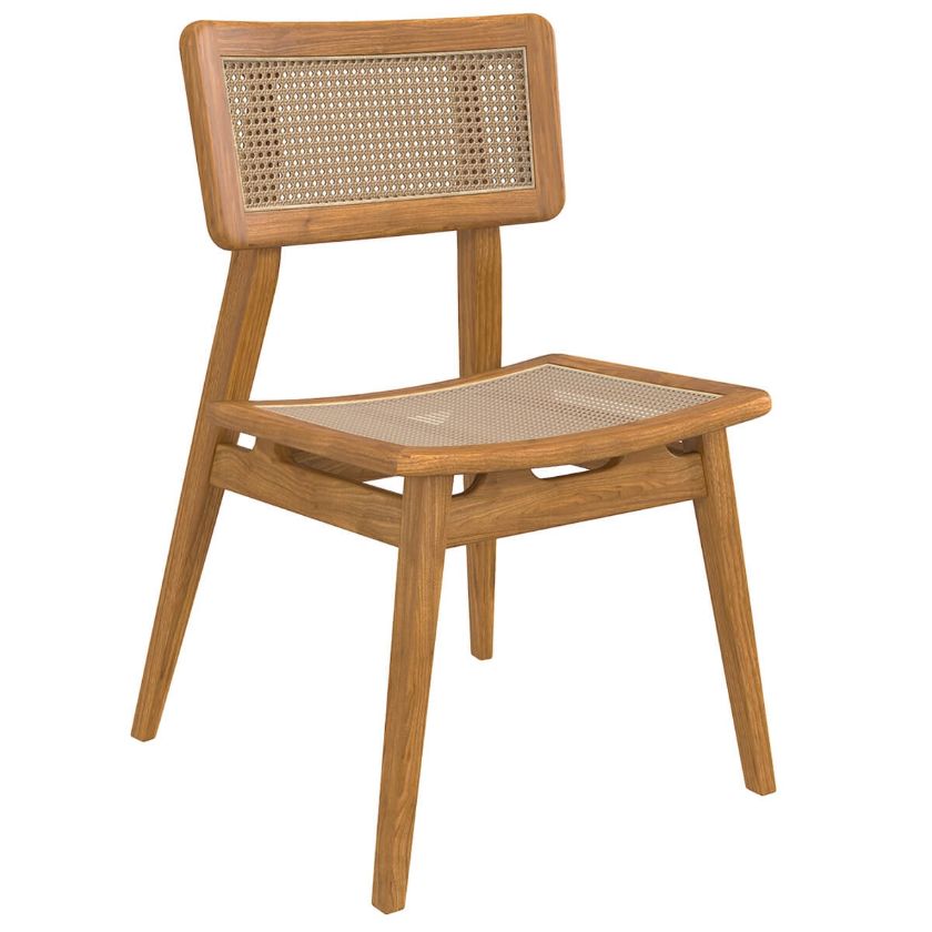 Picture of Bonavista Teak Wood Rattan Dining Chair